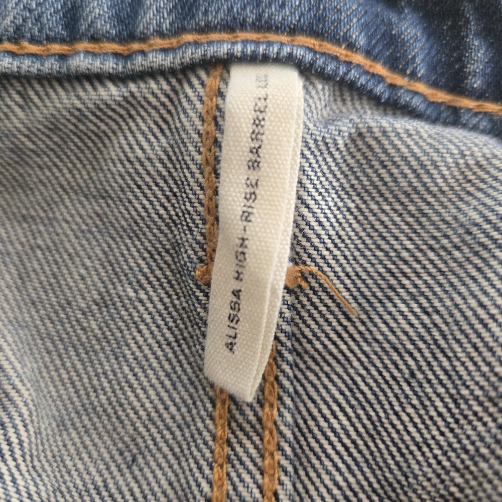 rag & bone Alissa High Rise Barrel Leg Jeans - Picture 15 of 16